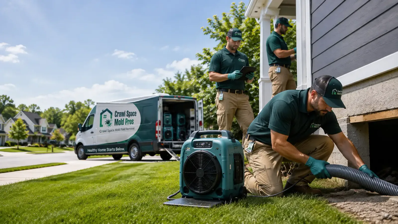 Crawl Space Mold Removal in Herriman, UT